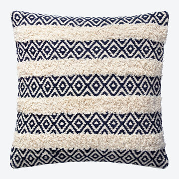 Produktbild fr 'Lssiges Dekokissen mit Rautenmuster 45 x 45 cm, Couchkissen, Kissenbezug, Zierkissen, Kissenhlle'