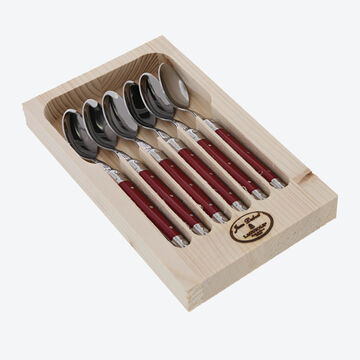 Produktbild f�r 'Laguiole Dessertl�ffel im 6er-Set &ndash; 18/10-Edelstahl'