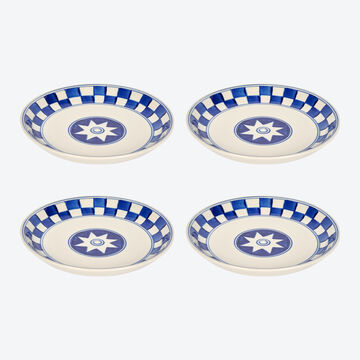 Produktbild fr 'Lambert Keramik-Essteller Kchenkaro -  26 cm, handbemalt '