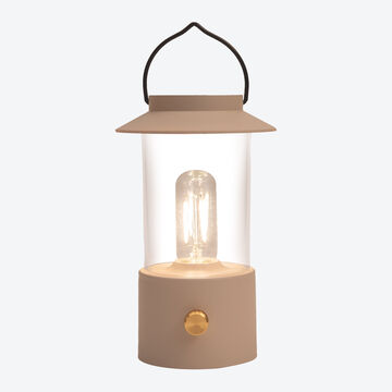 Produktbild fr 'Laterne mit Akku Mattbeige'