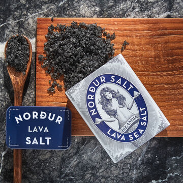 Produktbild f�r 'Lava-Meersalz aus Island - mit Aktivkohle veredelt, 100 g'