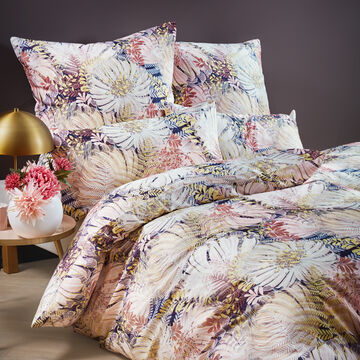 Produktbild f�r 'Mako-Satin-Bettw�sche Chrysanthemen 3-tlg. - 100 % Baumwolle'