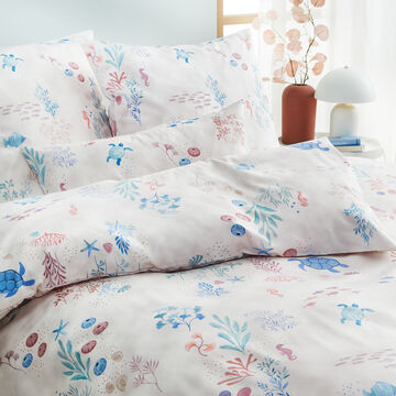 Produktbild fr 'Maritime Mako-Satin-Bettwsche aus Atelier-Konfektion'