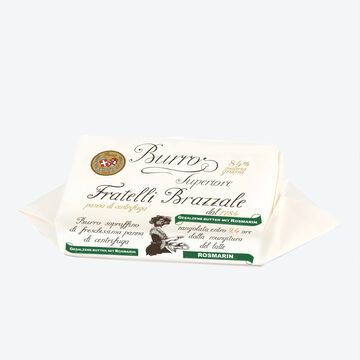 Produktbild fr 'Meersalz-Rosmarin-Butter - aus frischer Sahne, 84 % Fettanteil'