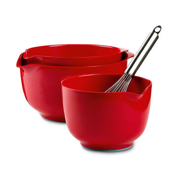 Produktbild f�r 'Melamin Sch�ssel ROT 21 cm'