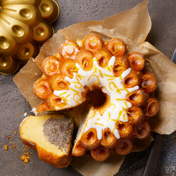 Produktbild fr 'Mohn-Orangen-Kuchen Backform Dahlienblte'