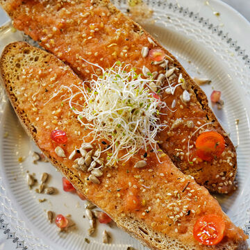 Produktbild fr 'Pamboli - Knoblauchbrot mit Tomaten'