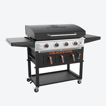 Produktbild f�r 'Plancha-Gasgrill mit Airfryer-Eins�tzen und W�rmeschublade'