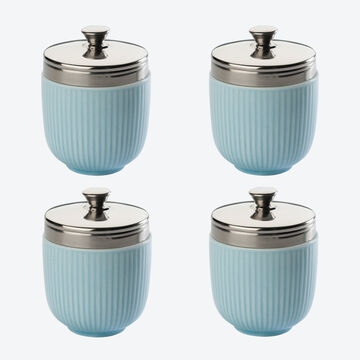 Produktbild f�r 'Porzellan-Eierkocher f�r k�stliche Fr�hst�ckseier'