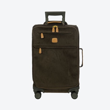 Produktbild fr 'Reisekoffer Life 72 l -  Wildleder-Optik, Olive, 44 x 25 x 71 cm (B/T/H)'