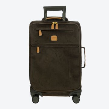 Produktbild fr 'Reisekoffer Life 88 l -  Wildleder-Optik, Olive, 48 x 26 x 77 cm (B/T/H)'