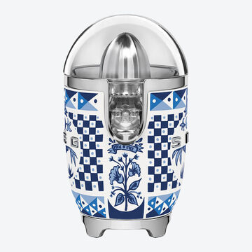 Produktbild fr 'SMEG Zitruspresse: Neueste Technologie im extravaganten Dolce & Gabbana Design Blu Mediterraneo'