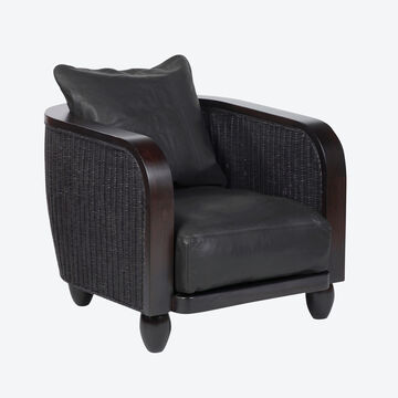 Produktbild fr 'Schwarzer Lambert Clubsessel im ewig modernen Design der 1920er Jahre'