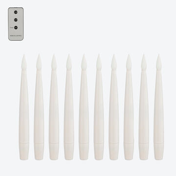 Produktbild fr 'Schwebende Kerzen - magische LED-Beleuchtung, 10er-Set Kunststoffkerzen, /H 1,5/15,5 cm'