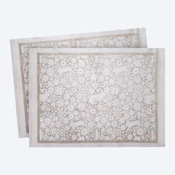 Produktbild f�r 'Sets de table de P�ques su�doises au design nordique �pur� - 35/48 cm, lot de 2'