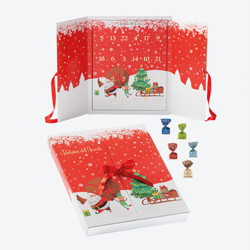 Produktbild fr 'Tartufini-Adventskalender - gefllt mit Schokotrffeln, 5 Sorten, 168 g'