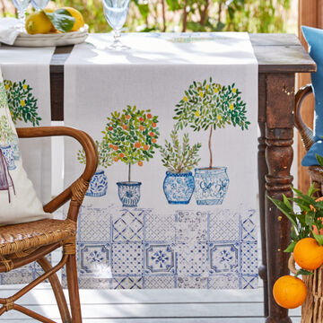 Produktbild fr 'Tischlufer mit malerischem Amalfi-Flair'