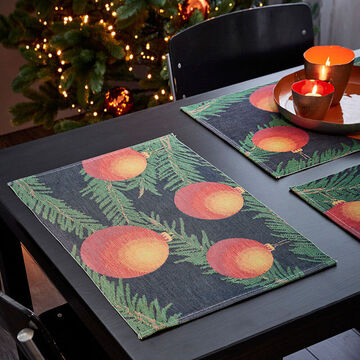 Produktbild fr 'Tischsets: Leuchtende Christbaumkugel- Motive zaubern Weihnachtsstimmung auf den Tisch'
