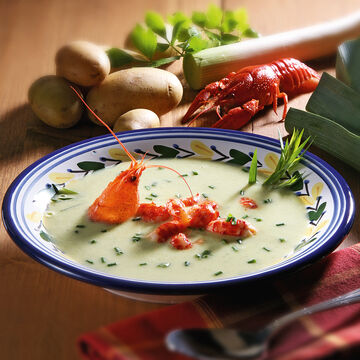 Produktbild fr 'Vichyssoise mit Flusskrebsen'