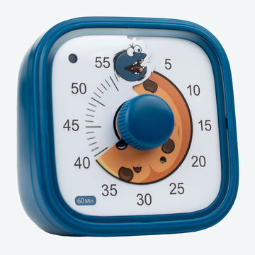 Produktbild fr 'Visueller Kinder-Timer mit Cookie-Monster - Lernuhr mit 60 Min. Countdown & Alarmfunktion'