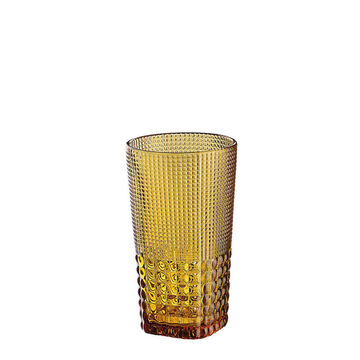 Produktbild fr 'Wasserglas: Mundgeblasenes Glas mit attraktivem Relief in strahlenden Farben'