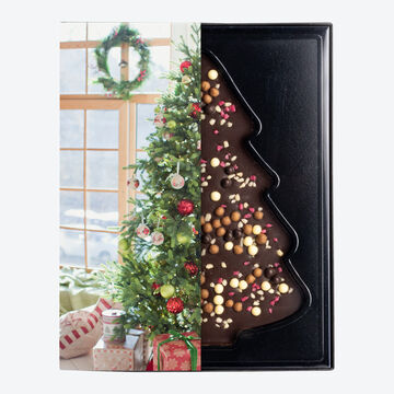 Produktbild fr 'Weihnachtliche Schokoladentafel in Tannenbaumform'