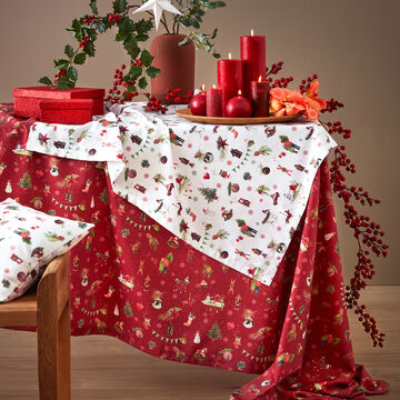 Produktbild f�r 'Weihnachts-Tischl�ufer im nostalgisch-modernen Look, Tischdecke, Tischtuch'