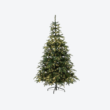 Produktbild fr 'Wiederverwendbarer LED-Weihnachtsbaum - nachgebildete Edeltanne in 3 Gren mit 400/ 600 oder 800 LEDs'