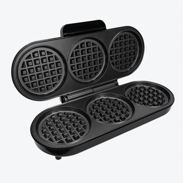 Produktbild fr 'XL-Waffeleisen: Drei auf einen Streich'