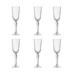 Produktbild fr ' Champagnerflte-Kristallglser im Art Deco Design'