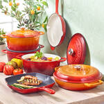 Produktbild f�r 'Kochgeschirr-Set aus Gusseisen - Br�ter, Brat- und Grillpfanne, 2 Farben'