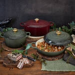 Produktbild fr 'Le Creuset Brter rund: Klassisches Kochgeschirr aus unverwstlichem Gusseisen'