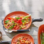 Produktbild fr 'Gro: Bis 930 C flammfeste, runde Terracotta-Grill- und Backformen'