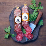 Produktbild fr 'Edle toskanische Hirsch-Salami aus handwerklicher Fertigung'