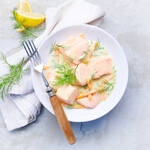 Produktbild fr 'Gourmet-Klassiker im Glas: Lachs in Honig-Dill-Senfsauce'