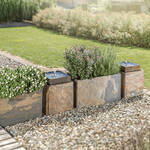 Produktbild fr 'Formschner Outdoor-Wasserbrunnen aus solidem Schiefer'