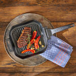 Produktbild fr 'Massive Guss-Grillpfanne mit abnehmbarem Griff'