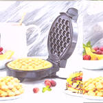 Produktbild fr 'Kantonesischer Eierwaffelbcker backt knusprig-luftige Gebckspezialitt'
