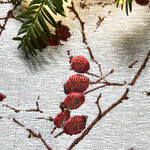 Produktbild fr 'Harmonische Winter-Tischsets mit dezentem Glanzeffekt'