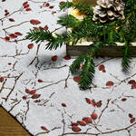 Produktbild fr 'Harmonische Winter-Tischdecke mit dezentem Glanzeffekt'
