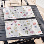 Produktbild fr 'Tischsets mit frhlichem Weidenblumen-Motiv'