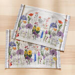 Produktbild fr 'Einladende Tischsets mit Wildblumenmotiv'