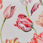 Produktbild fr 'Baumwoll-Tischdecke mit farbenfrohen Tulpen, Tischwsche, Mitteldecke'