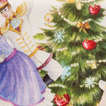 Produktbild fr 'Noble Leinen-Tischdecke mit weihnachtlichen Nussknacker-Motiven, Tischdecke, Tafeldecke, Tischwsche, Tischlufer'