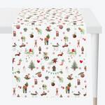 Produktbild f�r 'Weihnachts-Tischl�ufer im nostalgisch-modernen Look, Tischdecke, Tischtuch'