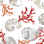 Produktbild f�r 'Abwaschbare Wende-Tischsets Koralle'