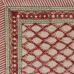 Produktbild f�r 'Tischdecke Zypressen - traditionelles Blockprint auf 100 % Leinen'