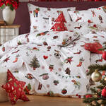 Produktbild fr 'Geflltes Weihnachts-Herzkissen im nostalgisch-modernen Look, Tischlufer, Tischdecke, Tischtuch'