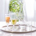 Produktbild fr 'Elegante Kristall-Wasserglser mit filigranem Pantografie-Rankenmuster'