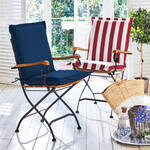 Produktbild f�r 'Stuhlauflage uni f�r Hochlehner: Impr�gniert, wetterfest und UV-best�ndig'